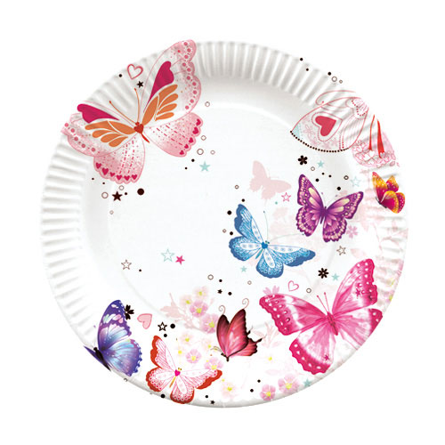 Butterfly Pappteller